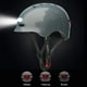 thumbnail image 5 of Casco de bicicleta LED con luz, recargable por USB, con luz de advertencia para bicicleta de equilibrio, scooter, ciclismo nocturno y escalada en roca., 5 of 10
