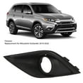 thumbnail image 2 of <p>Front Bumper Fog Light Cover, Exterior Decor Plastic Black Direct Replace Durable Perfect Fit Fog Light Bezel  For Outlander 2019 To 2020</p>, 2 of 7