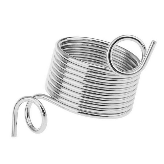 DRAFIDEEP 10Pcs Metal Yarn Guide Knitting Thimble Made of Durable Stainless Steel for Wool Weaving
