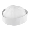 thumbnail image 1 of Sombrero de Blanco Gorro de Disfraces Juego de Rol para Adultos - Blanco, Niño SM SunniMix Sombreros de marinero blancos, 1 of 8