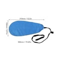 thumbnail image 4 of Saxophone Cleaning Cloth A Shape Cloth Cleaner Tool Accessory for Piccolo Flute Sax Dark Blue, 4 of 5