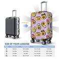 thumbnail image 4 of Gukieu Cartoon Avocados Print Suitcase Protective Cover, Elastic Zipper Buckle Suitcase Protective Cover, Suitable for Travel, Business Trip-Medium, 4 of 7