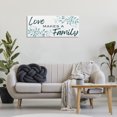 thumbnail image 2 of Stupell Industries Love Makes Family with Herbs Quotes and Sayings Painting Wrapped Canvas Canvas Art Print Wall Art, 40 x 17, 2 of 7