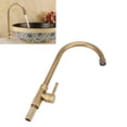 thumbnail image 2 of BIMZUC Antique Brass Single‑Handle Bathroom Faucet – Splash‑Proof Vanity Tap for Home & Commercial Use, 2 of 5