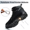 thumbnail image 4 of Sogetch Steel Toe Boots Men Women Lightweight Work Boots Puncture Proof Comfy Work Shoes, 4 of 7