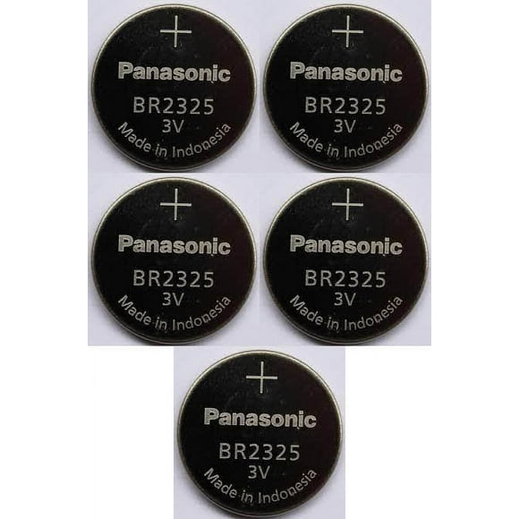 Panasonic BR2325 Lithium 3V Coin Cell Battery (5-Pack)