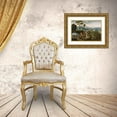 thumbnail image 3 of Cornelis Massijs 24x19 Gold Ornate Framed and Double Matted Museum Art Print Titled - Landscape with Juno and Argus, 3 of 4