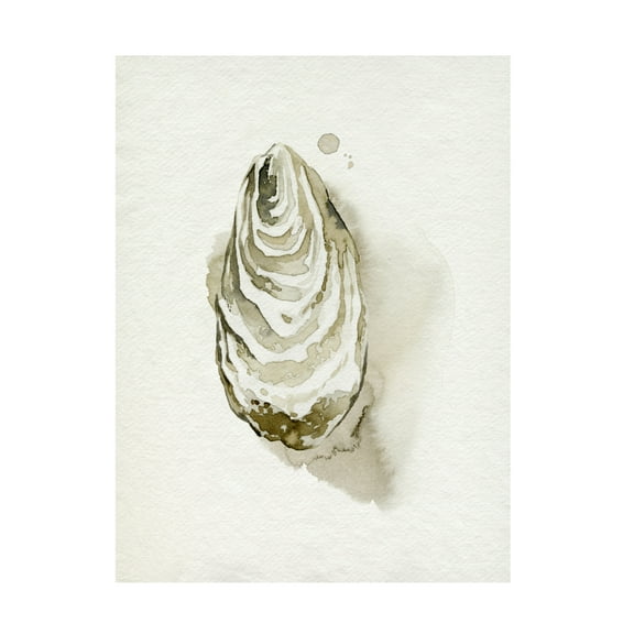 Grace Popp 'Oysters on the Bay IV' Canvas Art