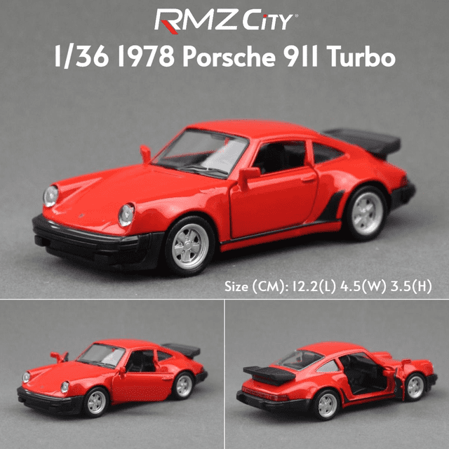 MAKEDA 1/36 escala Diecasts Cars Porsche 911 GT3 RS deportes-coches modelos de aleación vehículos Juguetes,1978 Red