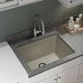 thumbnail image 5 of Elkay Quartz Classic 25" x 18-1/2" x 11-13/16", Undermount Laundry Sink with Perfect Drain, White, 5 of 5