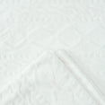 thumbnail image 6 of Chanasya Cable Knit Embossed Faux Fur Throw Blanket - Reverse Mink Modern, Comteporary, Elegant, Super Soft, Warm and Cozy for Bed, Couch, Living Room and Bedroom Home Décor (50x65 Inches) White, 6 of 6