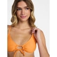 thumbnail image 4 of No Boundaries Essentials O-Ring Bikini Top, Women’s XXS-XXL, 4 of 5