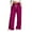 Wine, variant on QUNYINEY Workout Womens Sweatpants High Waisted Wide Leg Casual Blue Athletic Pant Elastic Waist Blue Loose with Pockets Drawstring Sweatpants