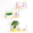 thumbnail image 5 of Pretty Comy Simple Nordic Style Wooden Hanging Rack Wall Decoration Household Hanging Shelf For Living Room, 5 of 7