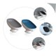 thumbnail image 4 of Soporte para jabón de baño, 2 uds., No requiere perforación, estante para caja de jabón, estante de almacenamiento, soporte para jabón con ventosa para escurrir el baño, 4 of 5
