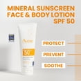 thumbnail image 3 of Loción de protección solar Avene Mineral SPF 50 para rostro y cuerpo 125 ml, 3 of 6
