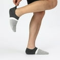 thumbnail image 3 of No Show Socks Mens 7/8 Pair Cotton Thin Non Slip Low Cut Men Invisible Sock 6-8/9-11/12-14, 3 of 5