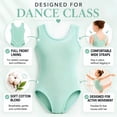 thumbnail image 5 of Dancina Tank Leotard for Girls - Soft Cotton Leotard for Toddlers & Kids - Practice Leo for Ballet, Dance & Gymnastics, 5 of 7
