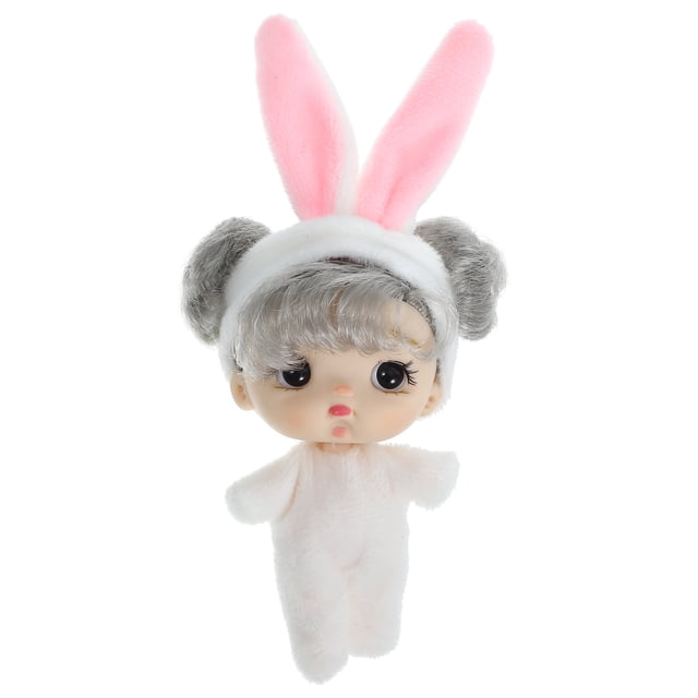WORGEOUS Mini muñeca bebé Mini muñeca de niña juguete de niña de dibujos animados Mini muñeca de niña Mini juguete dormitorio Mini muñeca