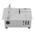 thumbnail image 1 of Compact Lightweight Portable Electric Table Saw, Adjustable Sawblade Height Multifunctional Table Saw Set with High Power 96W No Fading Scale Design, 7 Gears Control Power Supply, 1 of 7