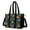 Black Dinosaurs With, variant on Teacher Tote Bag,Black White Dinosaur Skeletons Bold Teacher Utility Tote Bag,Large Work Tote Bags for Women with Multiple Pockets,Top Zipper Closure,13.8x10.6x6.7 Inch