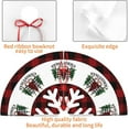 thumbnail image 6 of Happy Easter Cute Bunnies Eggs Colorful Buffalo Plaid 36 Inch Christmas Tree Skirt Carpet Mat Funny Party Soft Cover Mat Decor Supplies for Xmas Halloween Decorations Occasion Farmhouse, 6 of 6