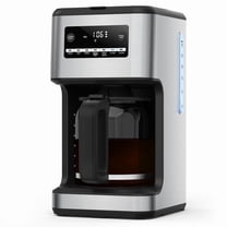 KNDKO 14-Cup Programmable Coffee Maker with 24H Scheduling, Self-Clean for Home/Office