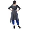 thumbnail image 4 of Moomaya Printed Traditional Clothing Womens Asymmetric Kurti Kurta With Pant Set, 4 of 6