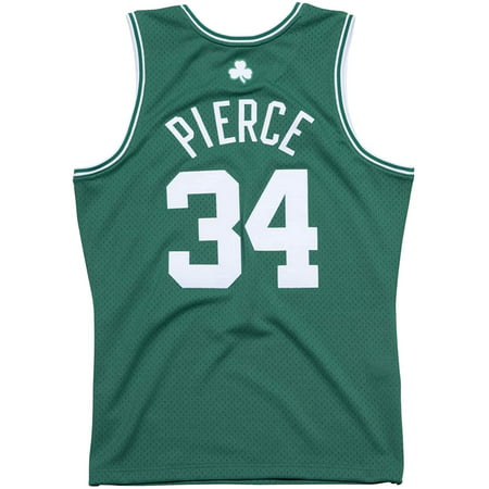  Mitchell & Ness NBA Swingman Road Jersey Celtics 07 Paul Pierce  Kelly Green SM : Sports & Outdoors