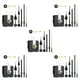 thumbnail image 1 of Naiovety Movimiento de reloj de alto Torque, mecanismo de reemplazo de reloj de pared con manecillas de hora y minuto, accesorios de reparación Type2 NO2 Naiovety CBP435996, 1 of 4