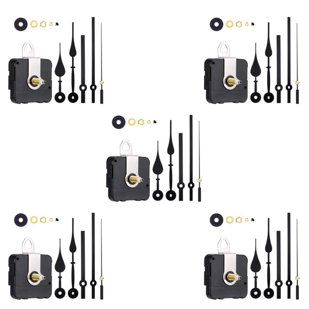 Naiovety Movimiento de reloj de alto Torque, mecanismo de reemplazo de reloj de pared con manecillas de hora y minuto, accesorios de reparación Type2 NO2 Naiovety CBP435996
