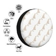 thumbnail image 4 of Susaid Leopard Print Print Water Proof Spare Tire Cover Wheel Tire Dust-proof Cover Fit Trailer, RV, SUV and Many Vehicle-15 inch, 4 of 6