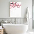 thumbnail image 5 of Canvas Wall Art Pink Blossom Canvas Art Print Spring Ink Painting Branch Petal Pictures Wall Decor for Living Room Bedroom Artwork Decorations Stretched Framed Ready to Hang 12"x18", 5 of 9