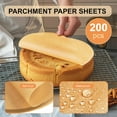 thumbnail image 2 of 300 Pcs 9.5 Inches Parchment Paper Round Unbleached High Heat, Non-stick Pre-cut Circles Baking Sheets for Grilling, Air Frying, Steaming, Bread Making and Cookie Lovers Mastering the Art of Baking, 2 of 5