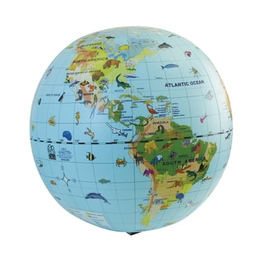 Animal Quest Giant Inflatable Globe and Game