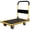 Yellow-660LB, variant on POWANLI Foldable Platform Truck, Push Dolly 660 LBS Weight Capacity, 360 Rolling, Folding Hand Truck for Luggage, Travel, Office, House (Yellow & Black) (35.4" x 24" x 34.6")