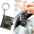 thumbnail image 2 of Clearance Sale! Wallet Keychain Pendant Genuine Keychain Book Keychain Key Ring Religion, 2 of 9