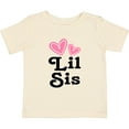 thumbnail image 3 of Inktastic Love Hearts Lil Sis Girls Baby T-Shirt, 3 of 5