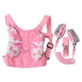 thumbnail image 2 of Arnés para caminar para bebés, arnés para caminar para bebés con mariposas rosas Arnés para caminar para niños Arnés para andador para bebés Calidad en la que puede confiar, 2 of 14