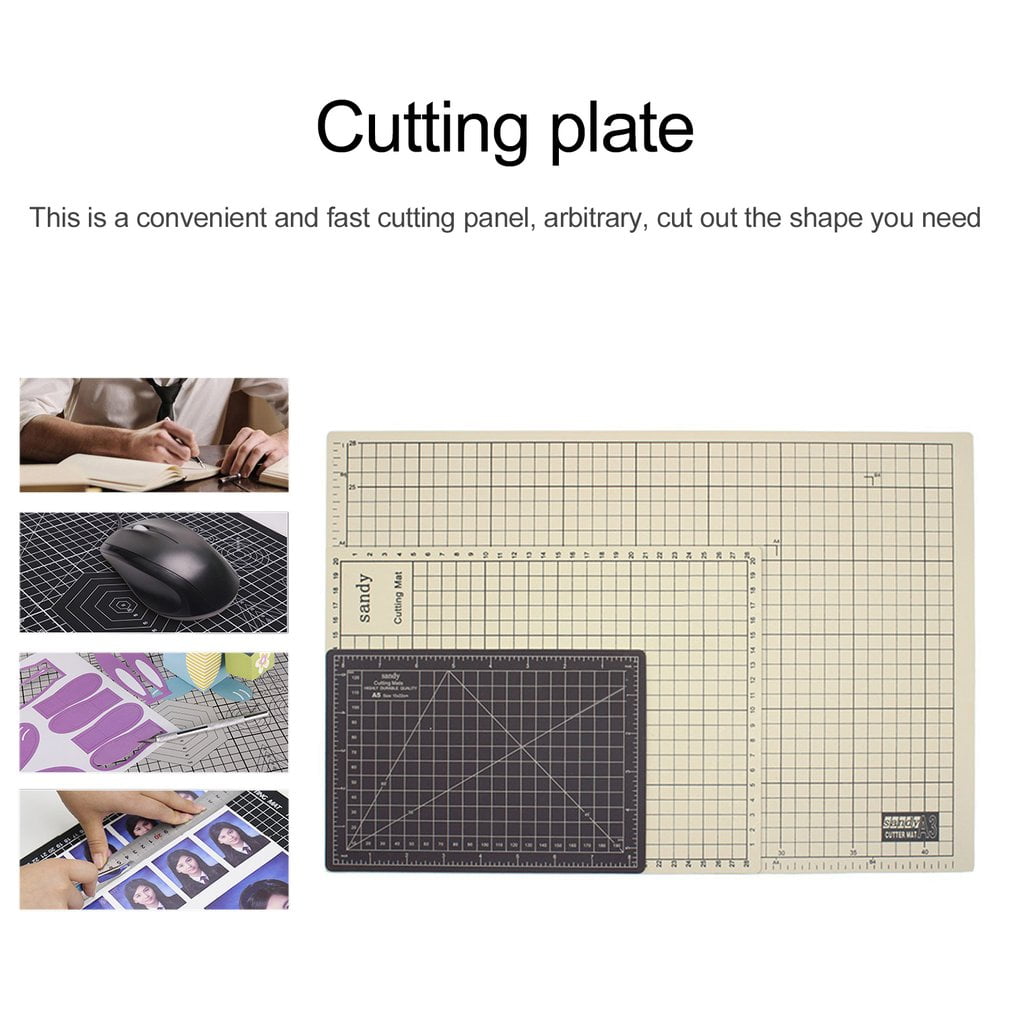 Double Color A5 PVC Sewing Cutting Mats Office Students Engraving