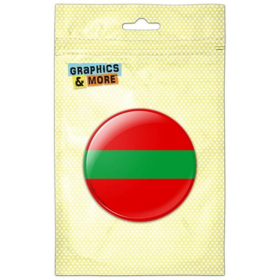 Transnistria National Country Flag Pinback Button Pin Badge