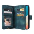 thumbnail image 3 of ELEHOLD for Samsung Galaxy A53 5G Flip Leather Wallet Case with Card Holders Kickstand Magnetic Clasp Lanyard Shoulder Strap Shockproof Protective Case,Blue, 3 of 7