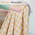 thumbnail image 4 of Alfombra Willow Weave, 203 x 203 cm, impermeable, para pícnic, color amarillo, 4 of 9