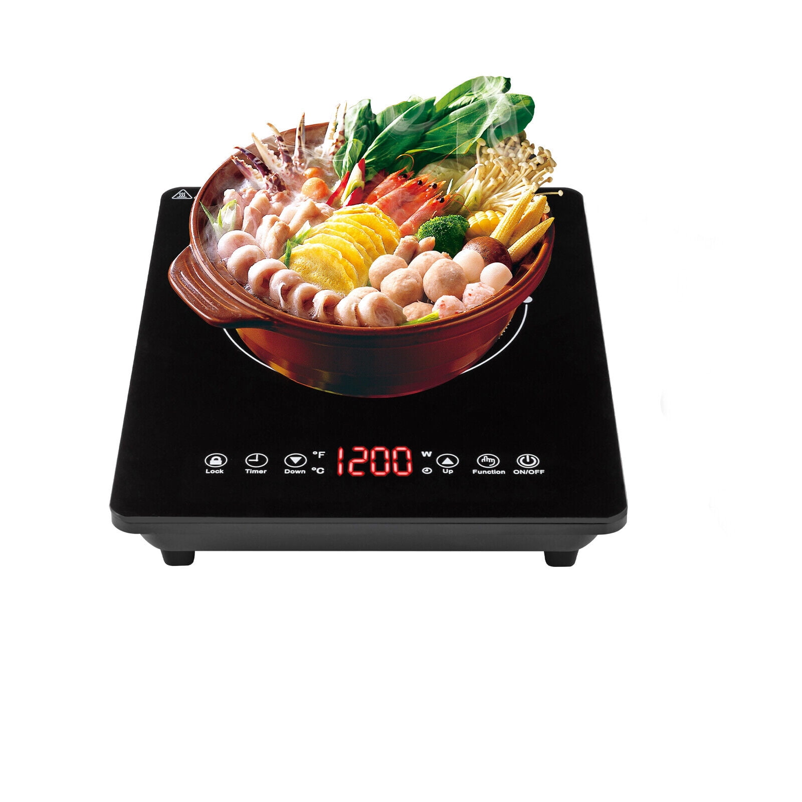 OUKANING 1800W Portable Kitchen Induction Cooktop Explosionproof Panel
