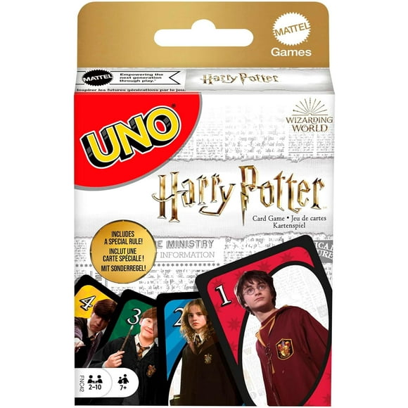 UNO Harry Potter Card Game, Family Game Ages 7 and Up