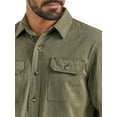 thumbnail image 4 of Wrangler® Men's and Big Men's Relaxed Fit Long Sleeve Woven Shirt, Sizes S-5XL, 4 of 4