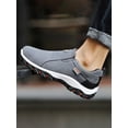 thumbnail image 4 of Rotosw Men Slip on Shoes Loafers Shoes Comfortable Driving Working Casual Shoes Non-slip Hiking Sneakers Gray 12.5, 4 of 5