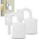 thumbnail image 5 of 2 clips de tope de puerta con cerradura de seguridad para bebés pequeños, protector de figura, abrazadera antipellizcos, 5 of 11