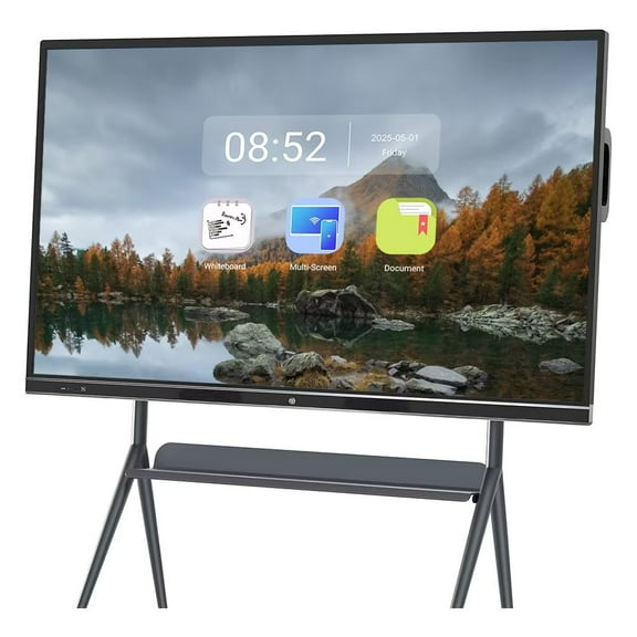 JYXCN 4K Smart Board 75 Inch All-in-One Touch, Interactive Whiteboard with Dual System & Cloud Sharing for Classroom, Office & Presentations​ Smart TVs