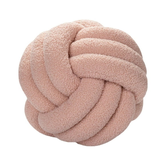 Plush Knot Pillow Exquisite Soft Warm Beautiful Knotted Plush Pillow for Home Car Office Decoration